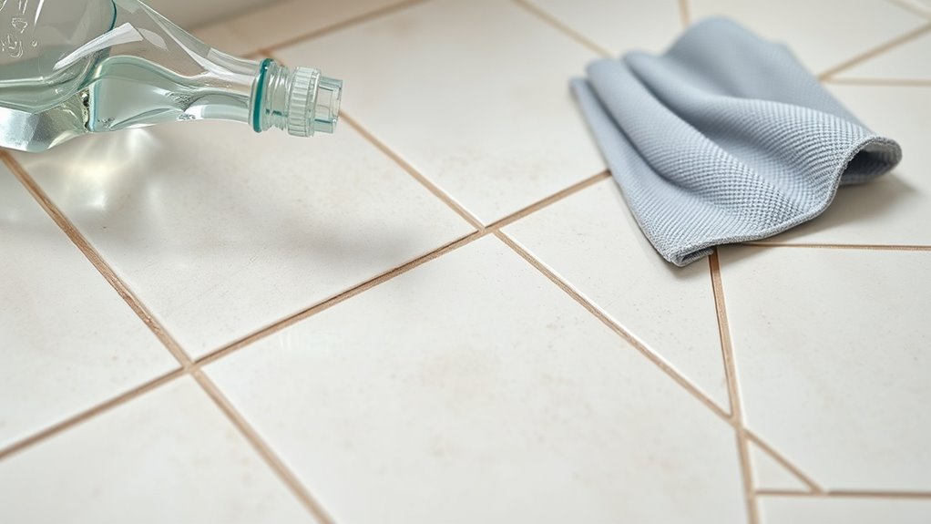restore white grout quickly