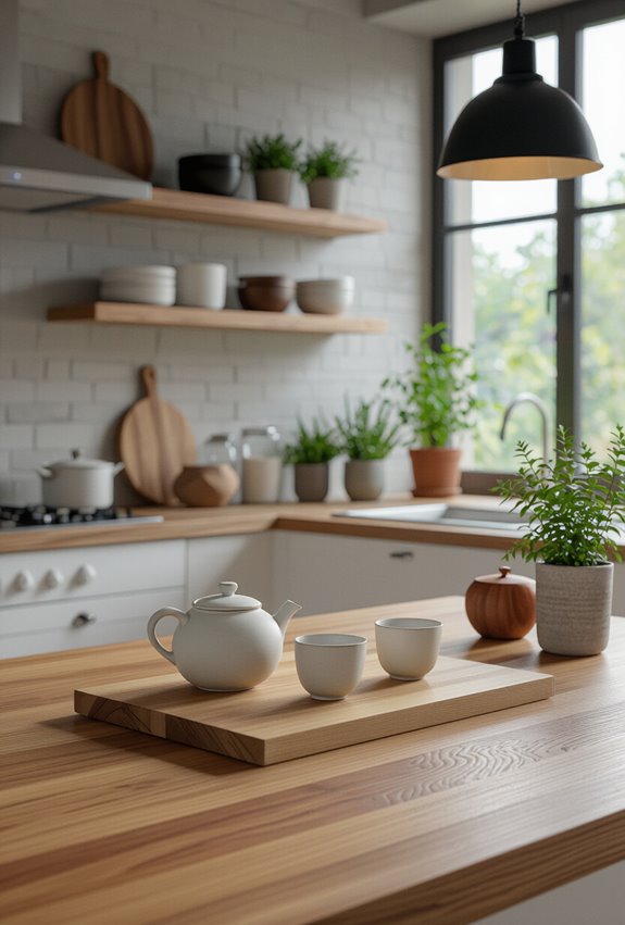 restrained natural materials purposeful accents