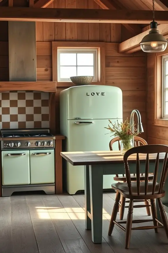 retro appliances enhance charm