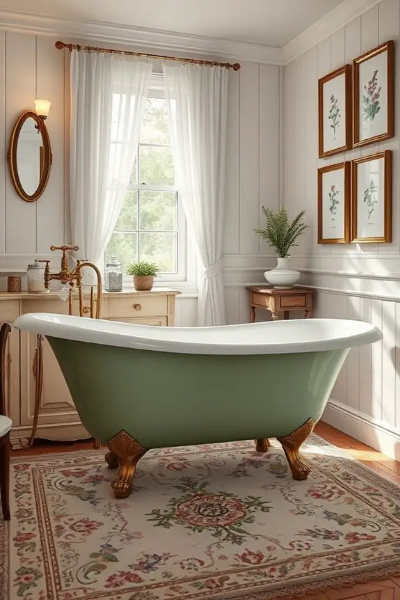 retro charm for bathrooms