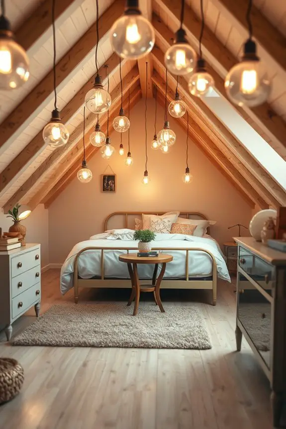 retro globe light decor