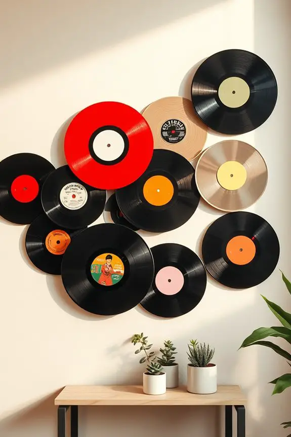 retro wall art display