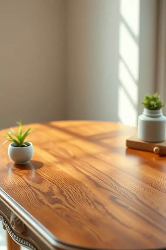 revamping table with glass
