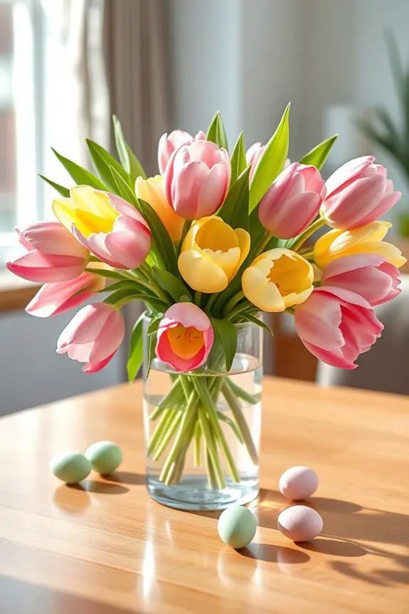 revitalize workspace with flowers