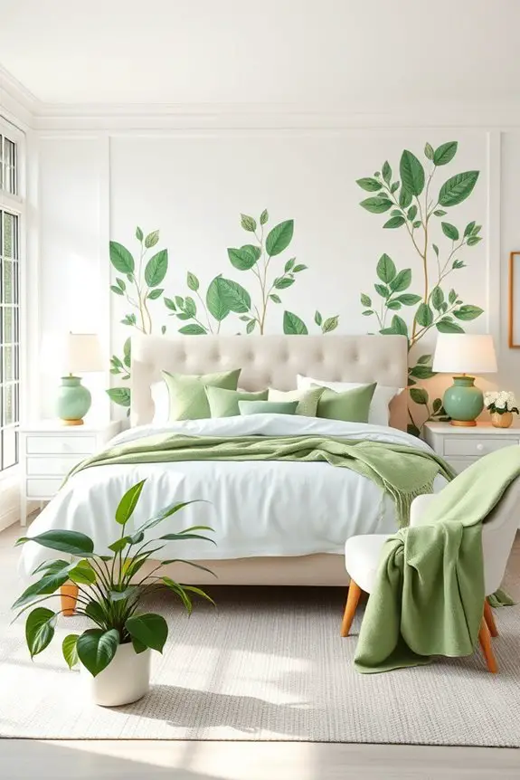 revitalizing green and white
