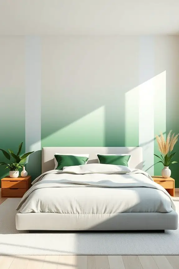 revitalizing green gradient artwork