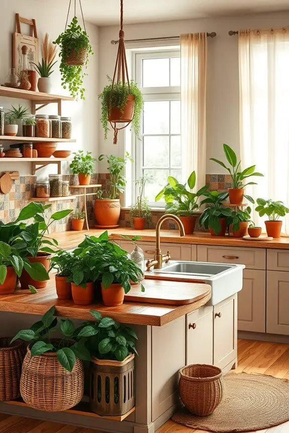 revitalizing indoor plant integration