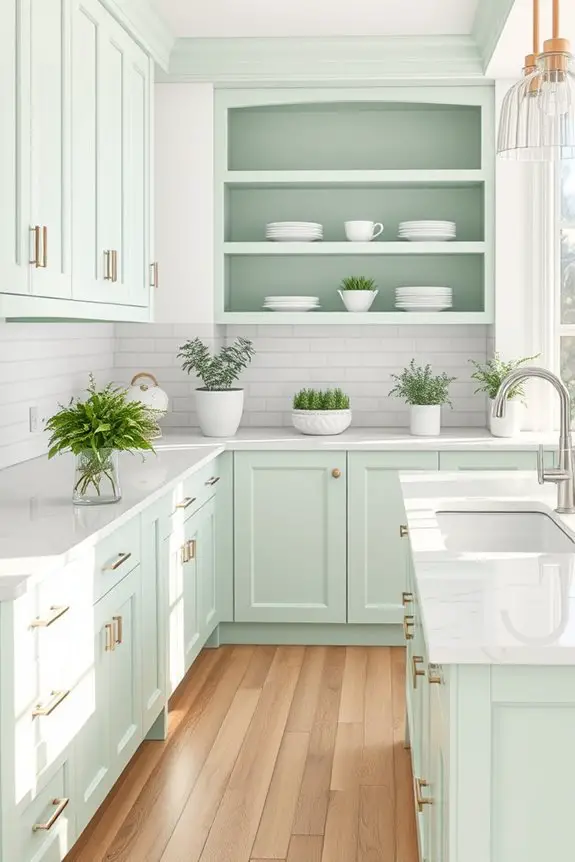 revitalizing seafoam green decor