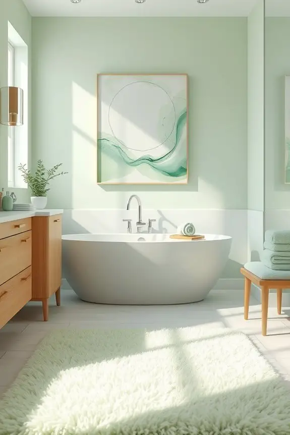 revitalizing soft green artwork