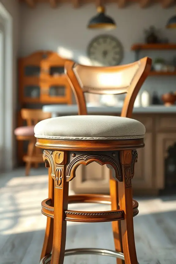 reviving vintage bar stool