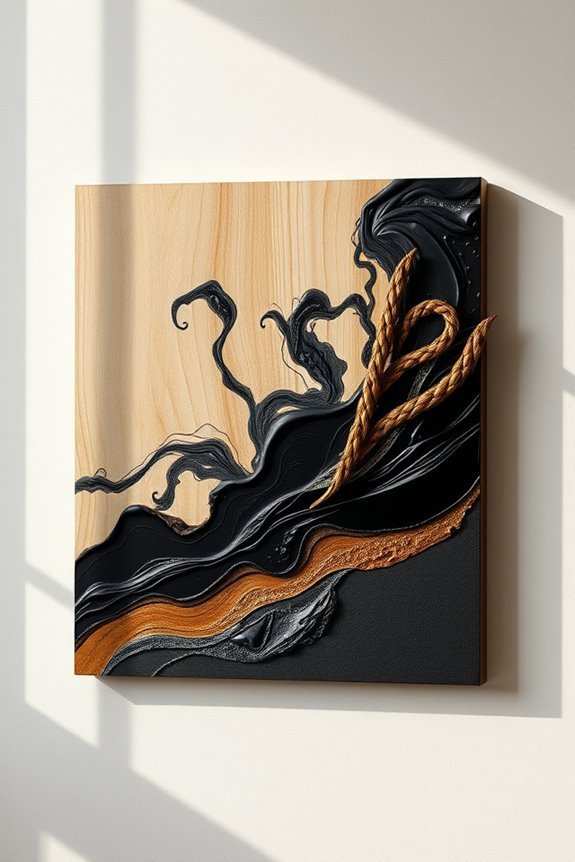 rich black and brown art
