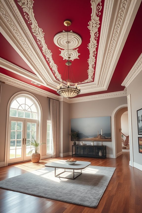 rich burgundy cozy retreat