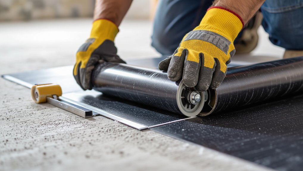 roll and press flooring