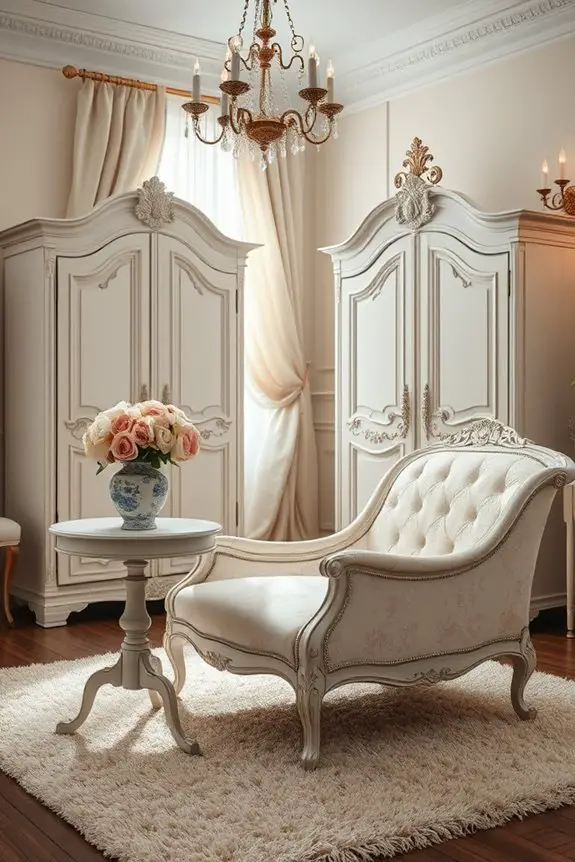 romantic boudoir seating ideas