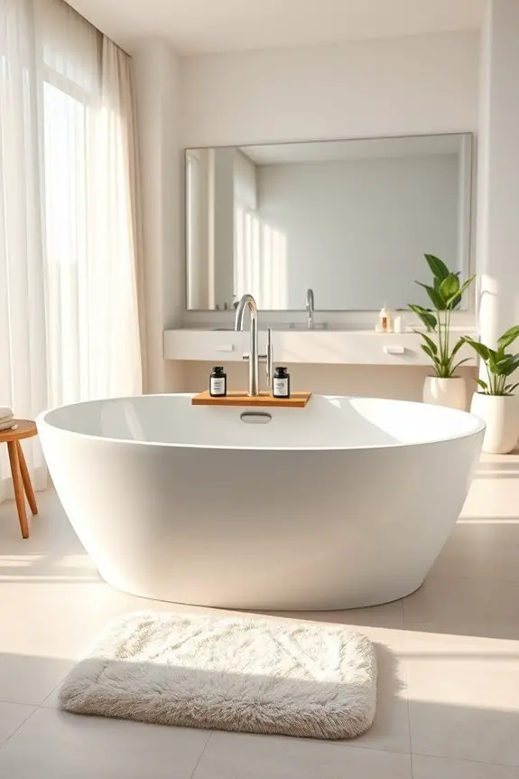 romantic shared bathing experience