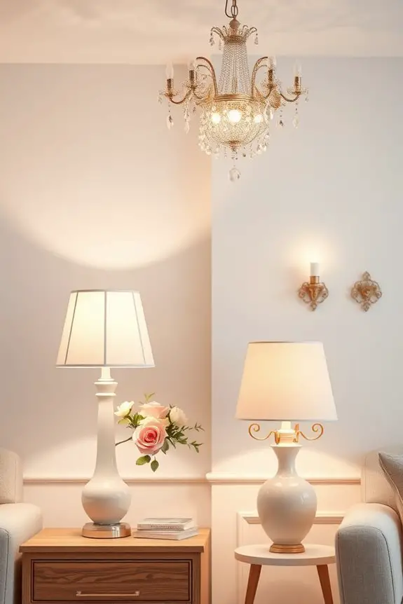 romantic warm lighting fixtures