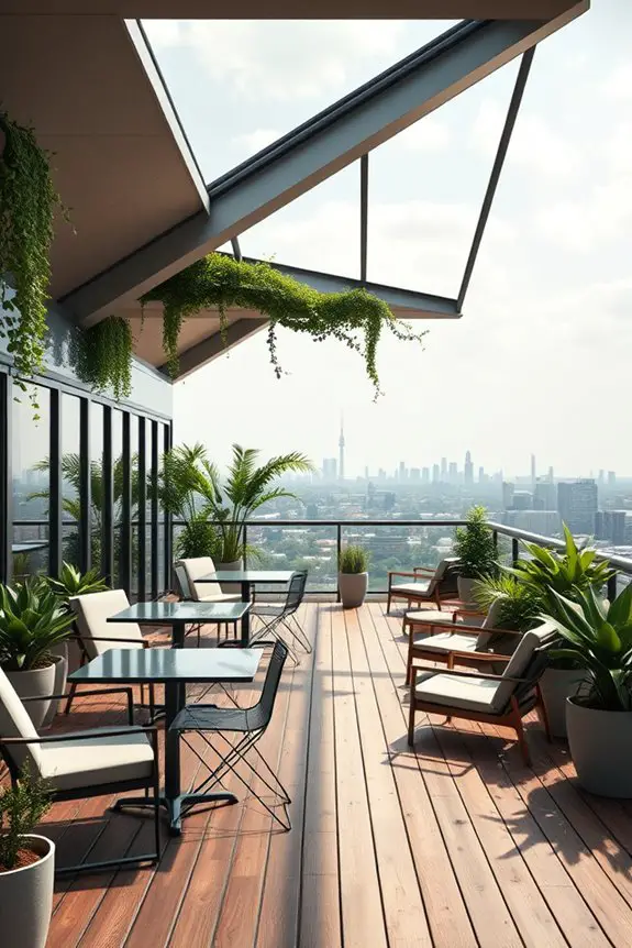 rooftop gatherings with views