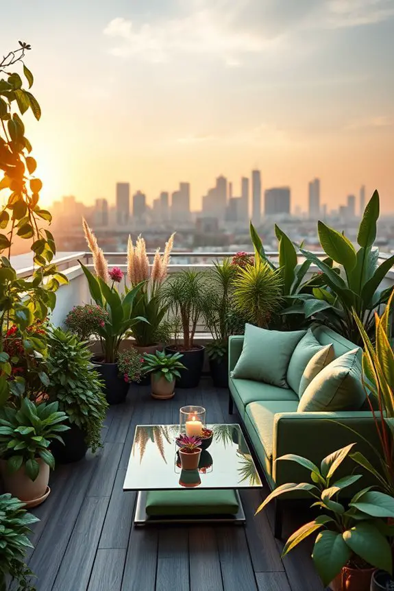 rooftop urban oasis garden
