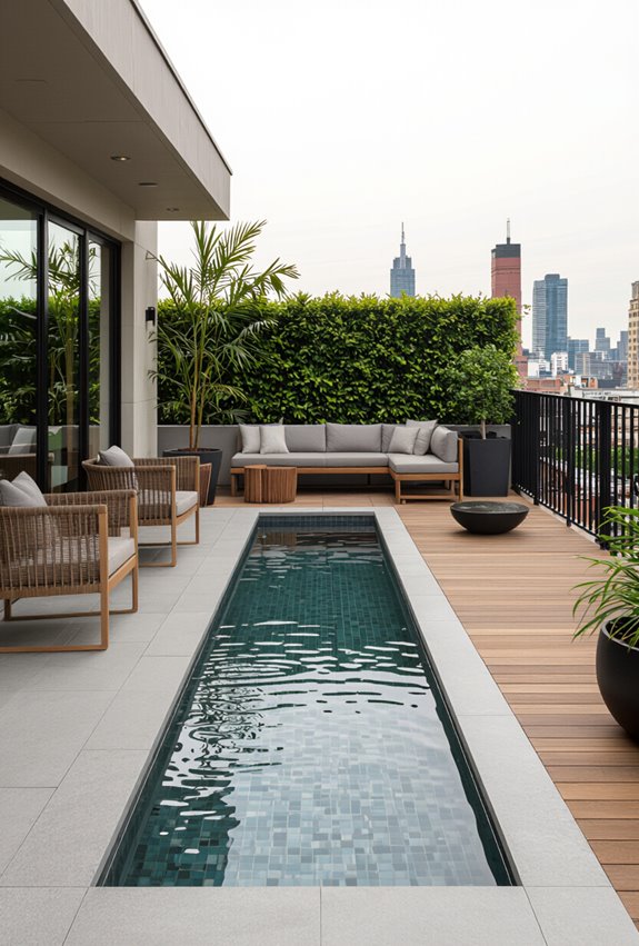 rooftop water feature design