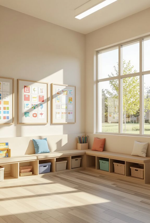 rotating student curated display galleries
