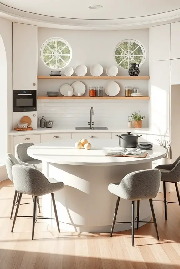 round kitchen accessories enhance decor