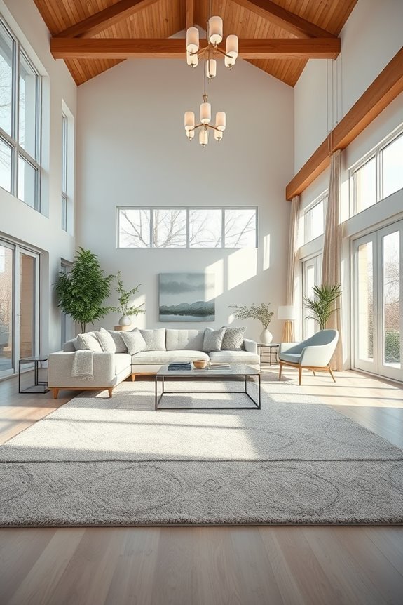 rug layering for area definition