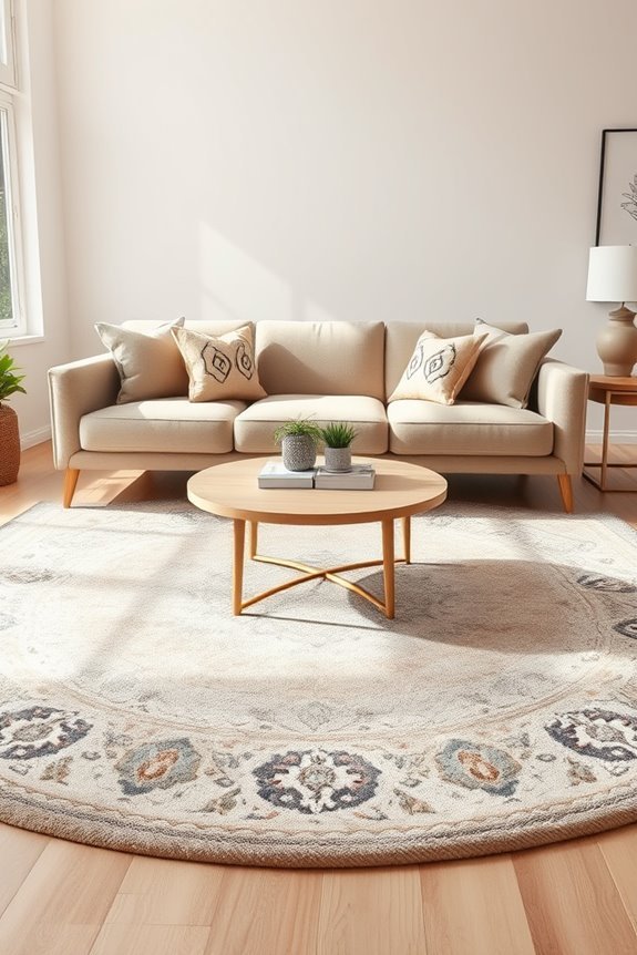 rug shape impacts aesthetics