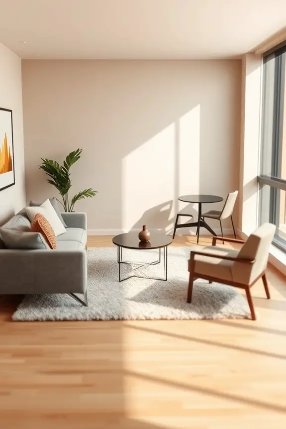 rugs enhance condo spaces