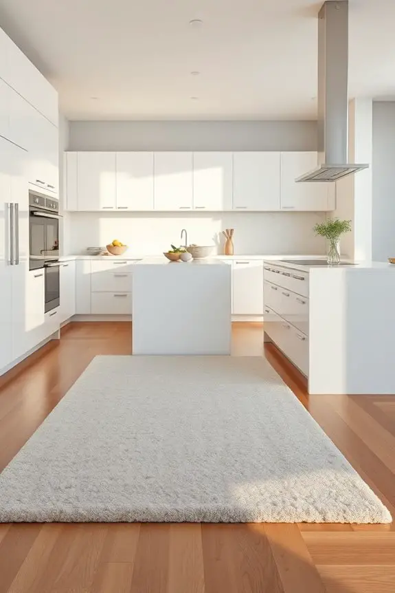 rugs enhance kitchen comfort