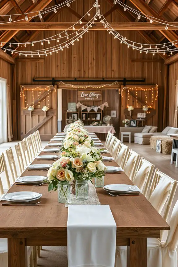 rustic barn bridal shower