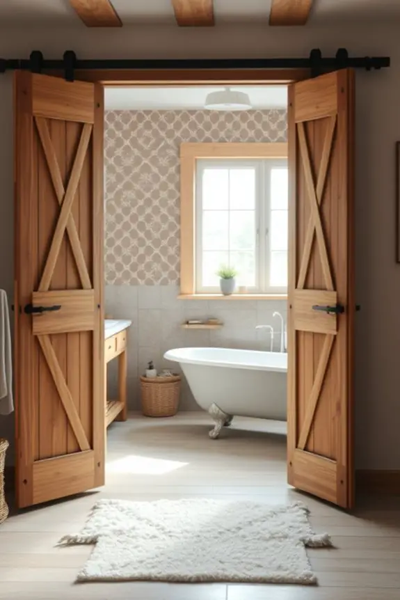 rustic barn doors installation