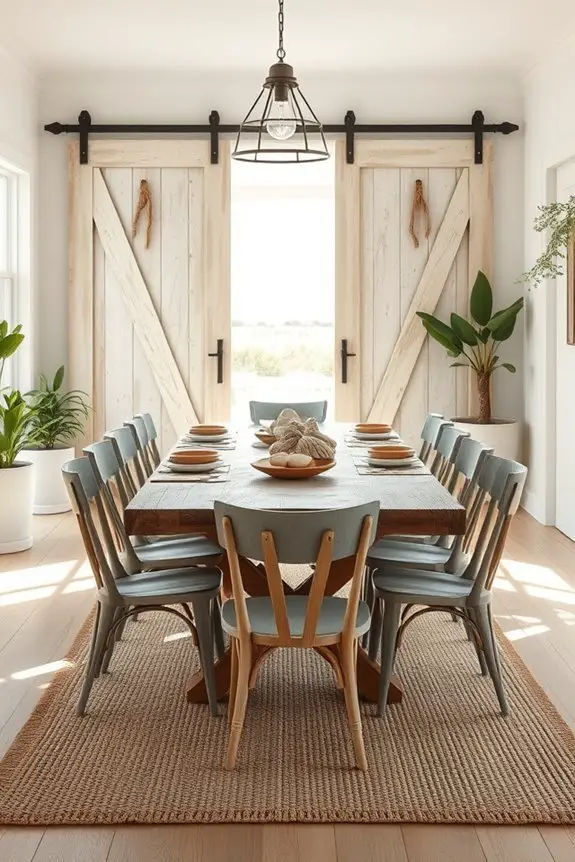 rustic barn doors transformation