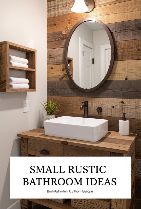 rustic bathroom upgrades on budget