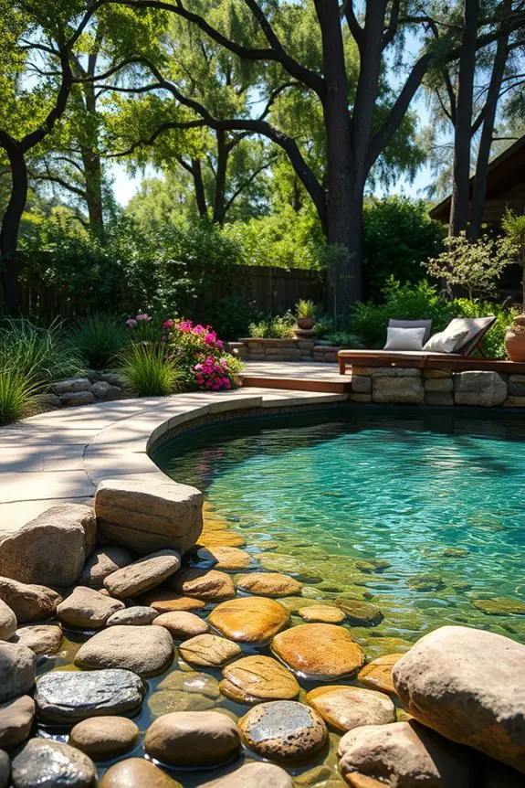 rustic beauty in pools