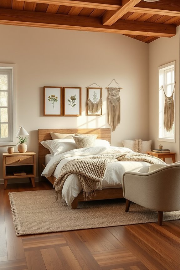 rustic beige with wood