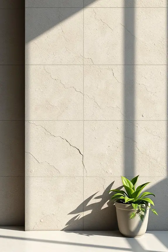 rustic cement plaster aesthetics