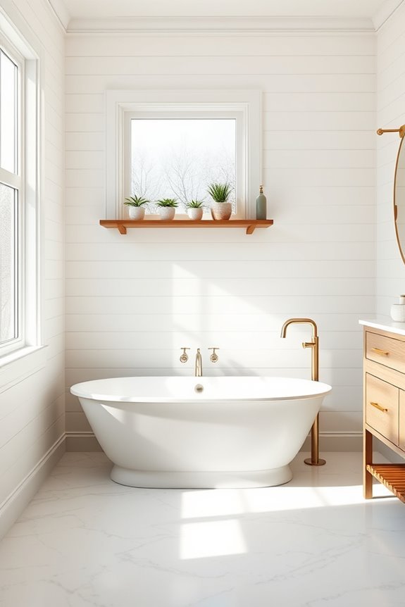 rustic charm bathroom design