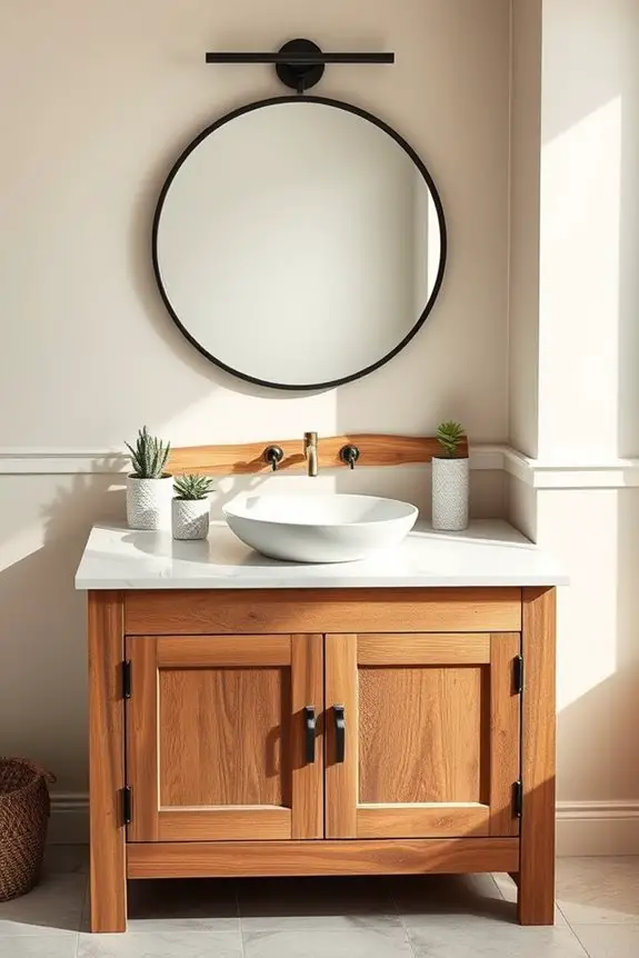 rustic charm bathroom vanities