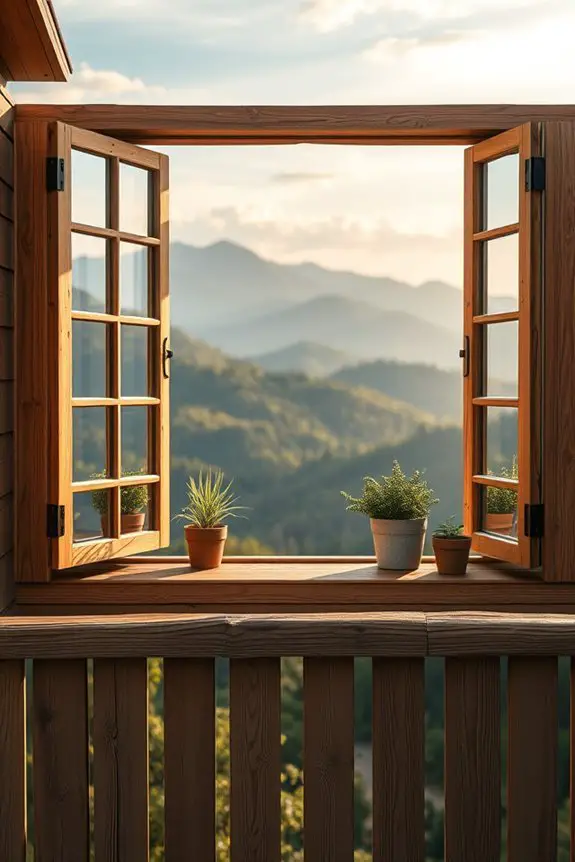 rustic charm for balconies