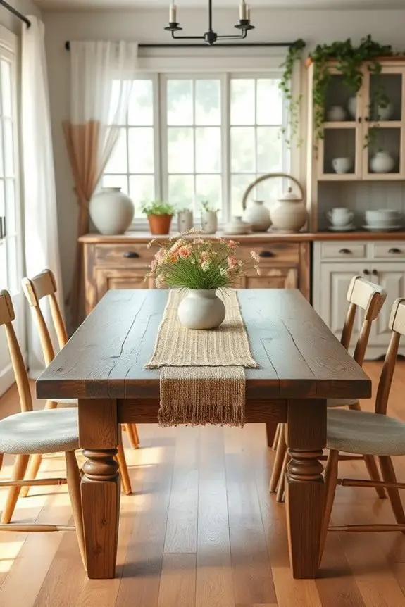 rustic charm for dining