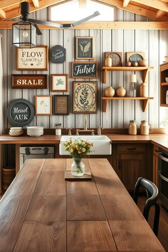 rustic charm for kitchens
