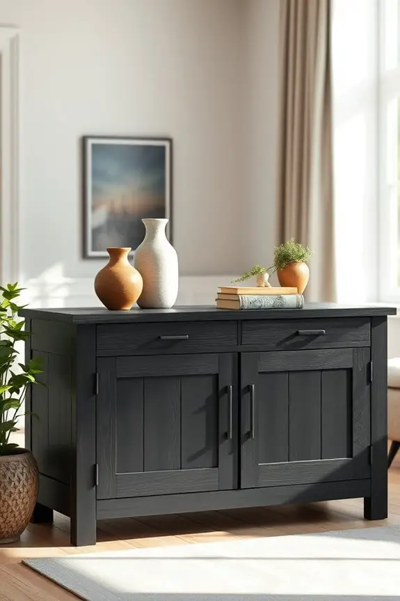 rustic charm functional storage