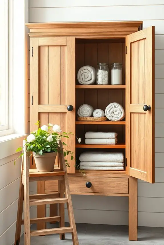 rustic charm functional storage