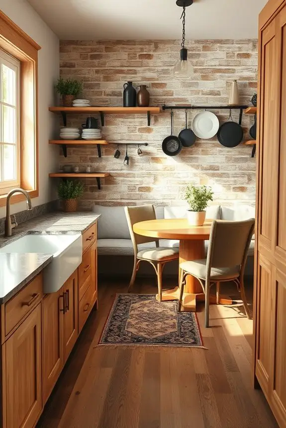 rustic charm in kitchens
