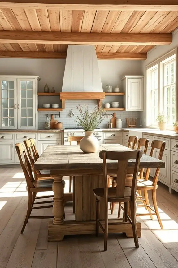 rustic charm through reclaimed wood