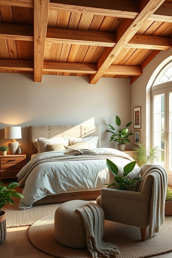 rustic charm with beams