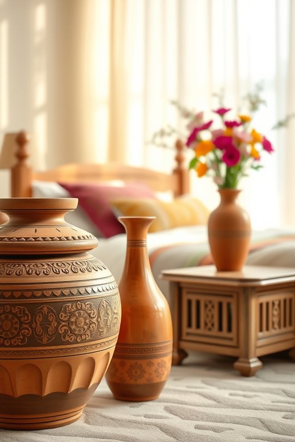 rustic charm with clay