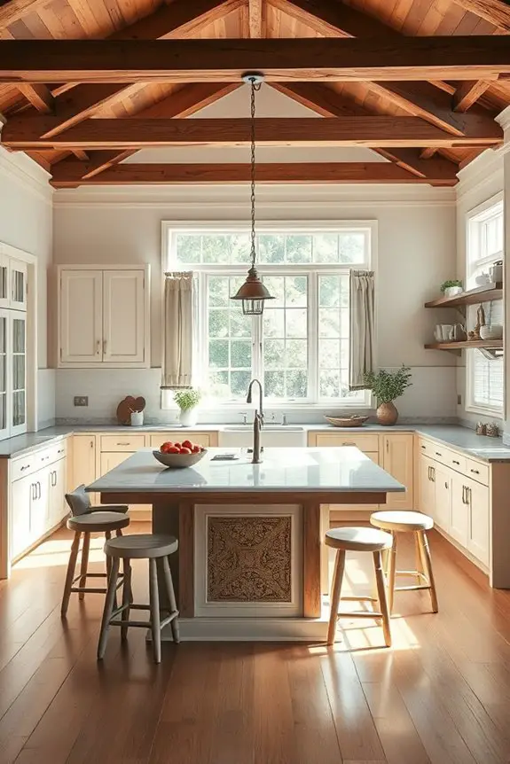 rustic charm with spaciousness