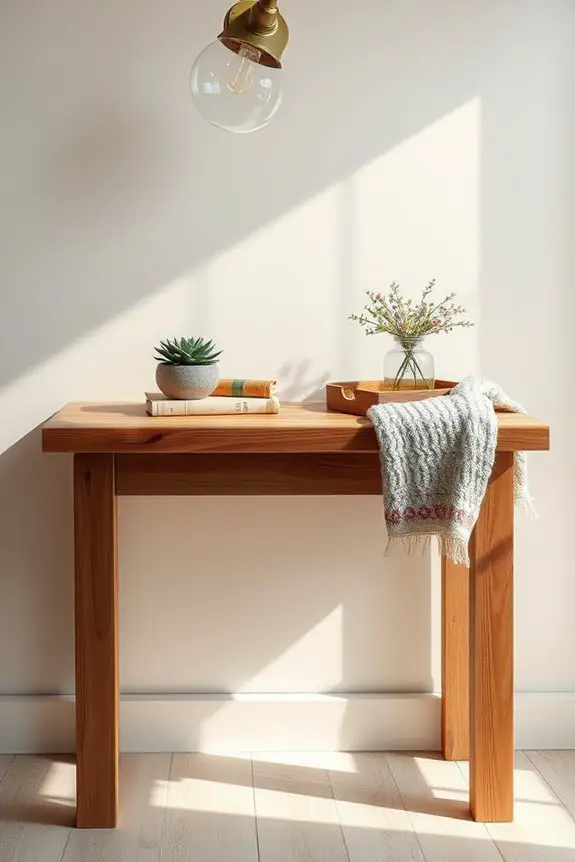 rustic charm wooden table