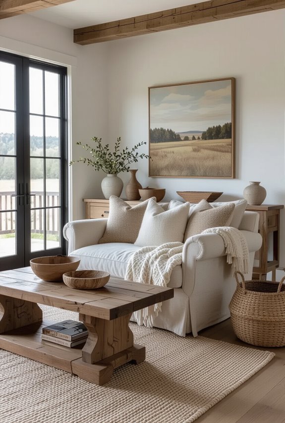 rustic comfort with lived in charm